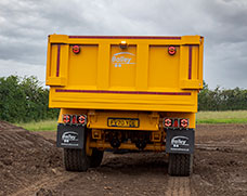 Contract Tipper trailer rear view