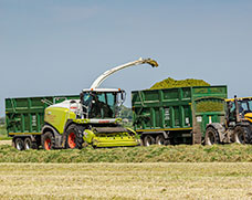 Two Silage Trailer kit being loaded