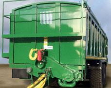 Blower trailer front view