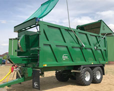 Trailer with Sheeting system