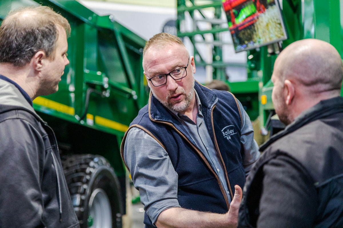 stephen bailey on our lamma stand