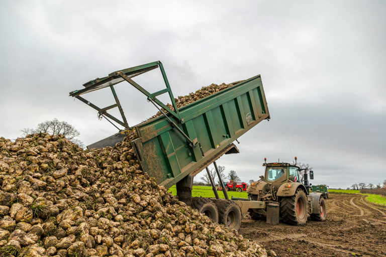 Side view of Beeteaper trailer