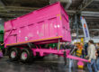 The pink TB trailer at LAMMA 24