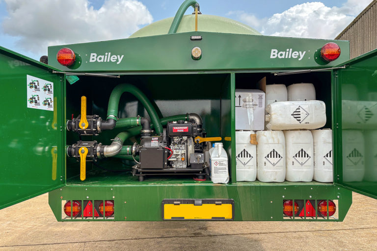 Water Bowser storage and pumping system