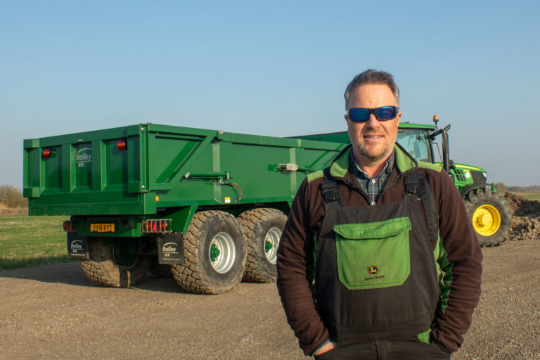 Steve Hill with his Bailey Contract Tipper