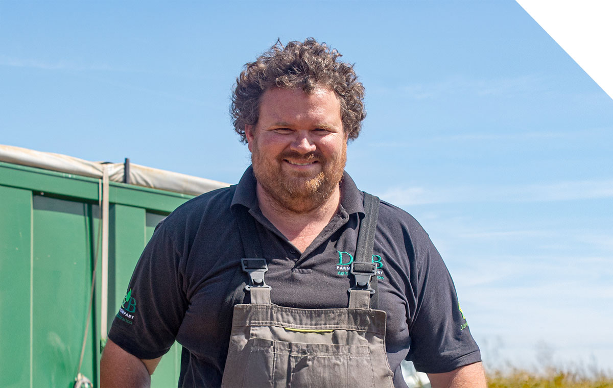 James Burton of D&B Farming