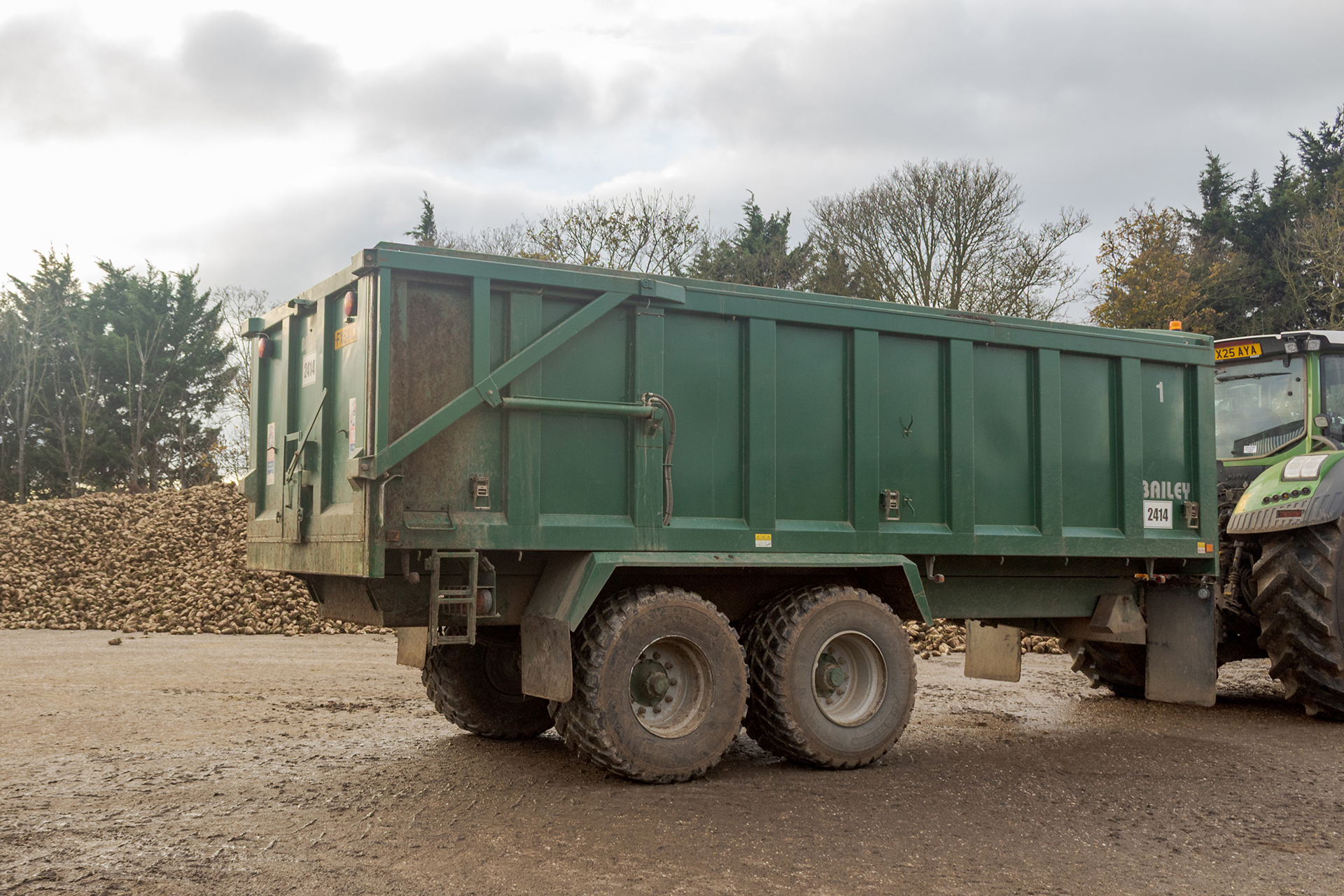 One of the three Beeteaper trailers run by Irelands Farms Limited