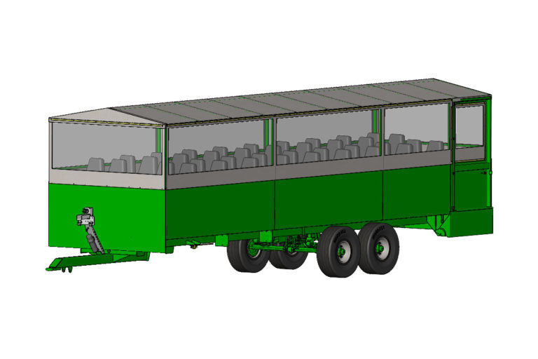 CAD design for our upgraded People Carrier