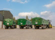 A trio of identical Bailey trailers
