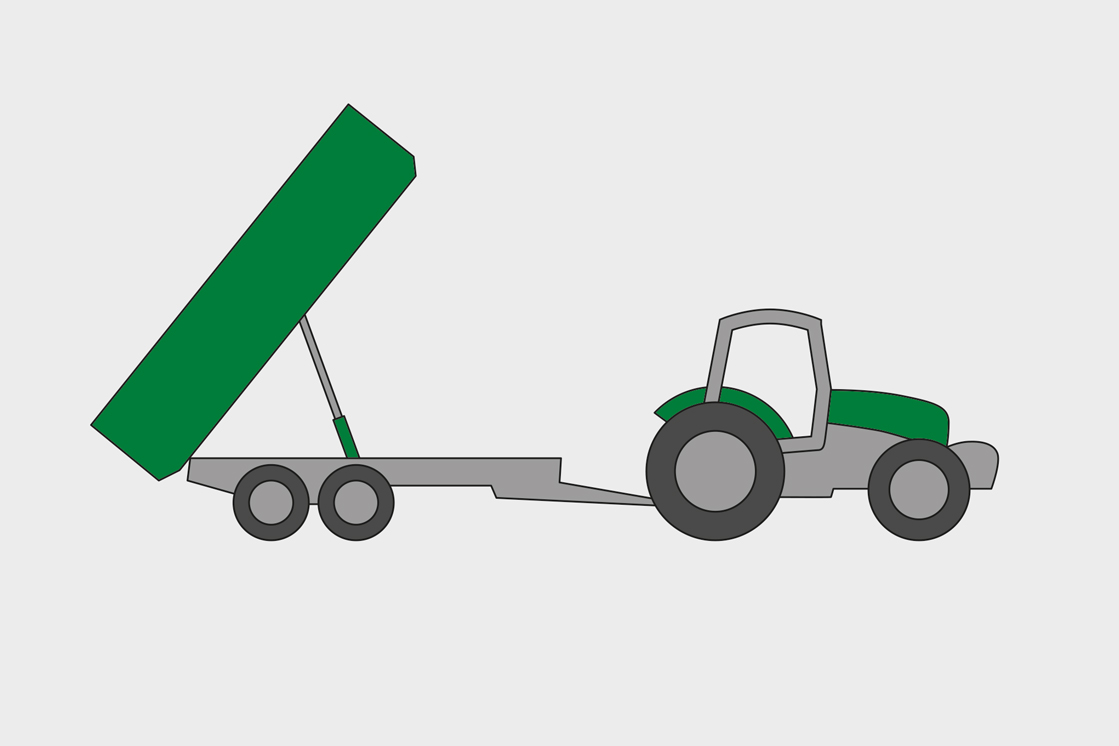 tipping the trailer diagram