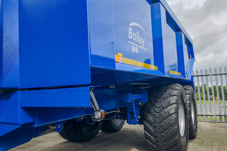 blue Bailey contract tipper trailer