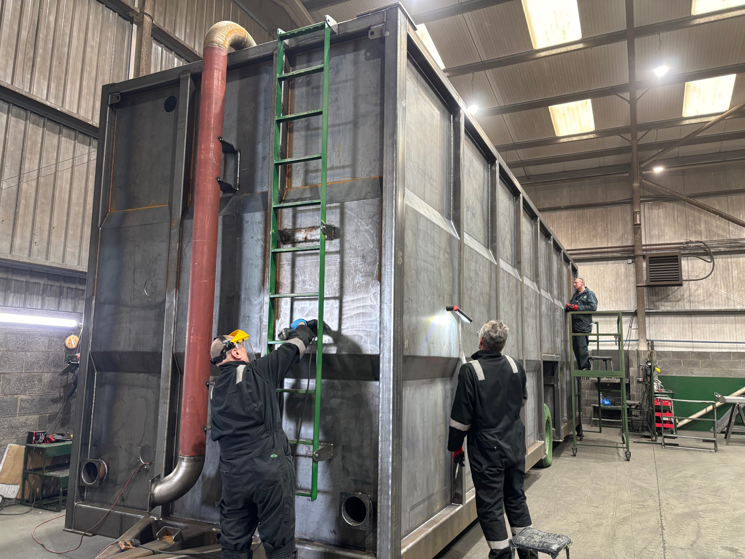 bailey mobile nurse tank being built