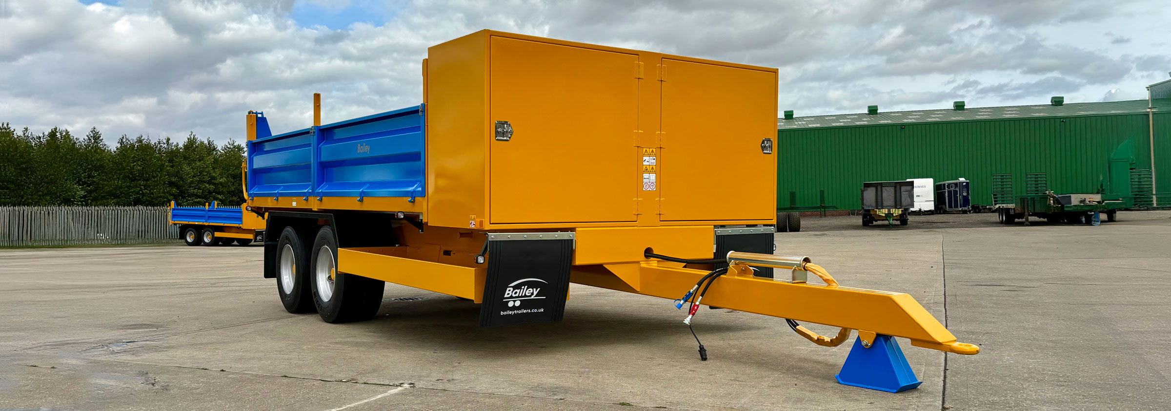 Bailey Trailers bespoke engineered dropside trailer