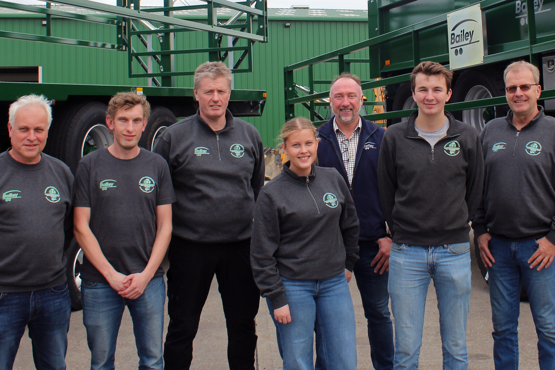 trogstad maskinhandel factory visit at bailey trailers